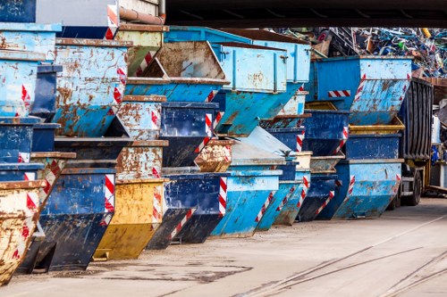 Business waste removal services in Muswell Hill office setting