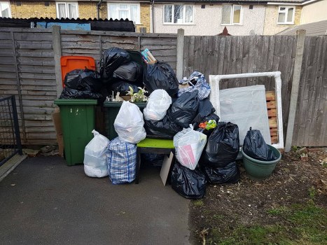 Cluttered garage ready for clearance in Muswellhill